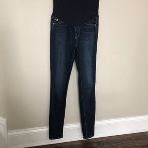 Denim maternity jeans A Pea in the Pod Exclusive